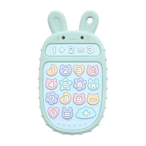 Mordedor de Silicona Bebé Teléfono Calculadora sin BPA – vista 3