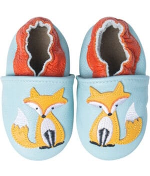 Zapatos Bebé Cuero Natural Little Fox – Suaves y Flexibles