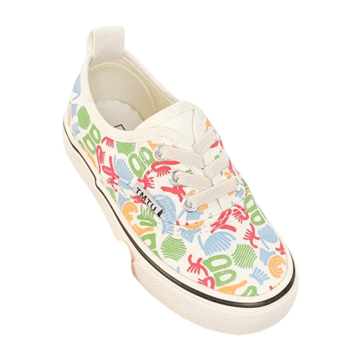 Zapatilla Urbana Infantil Verde Grafiti