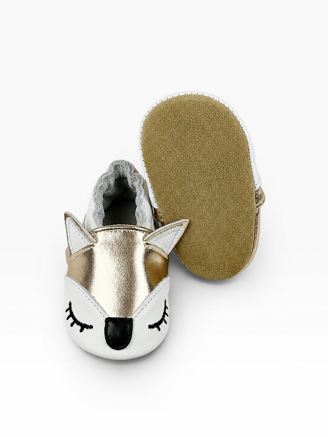 Zapatos primeros pasos bebe cuero