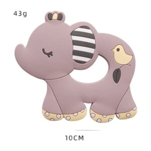 Mordedor de Silicona Bebé Elefante sin BPA – vista 4