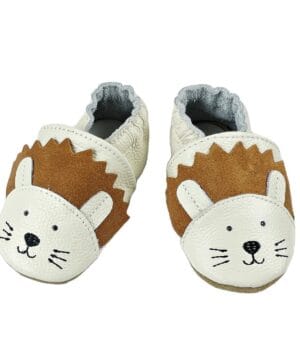Zapatos Bebé Cuero Diseño León