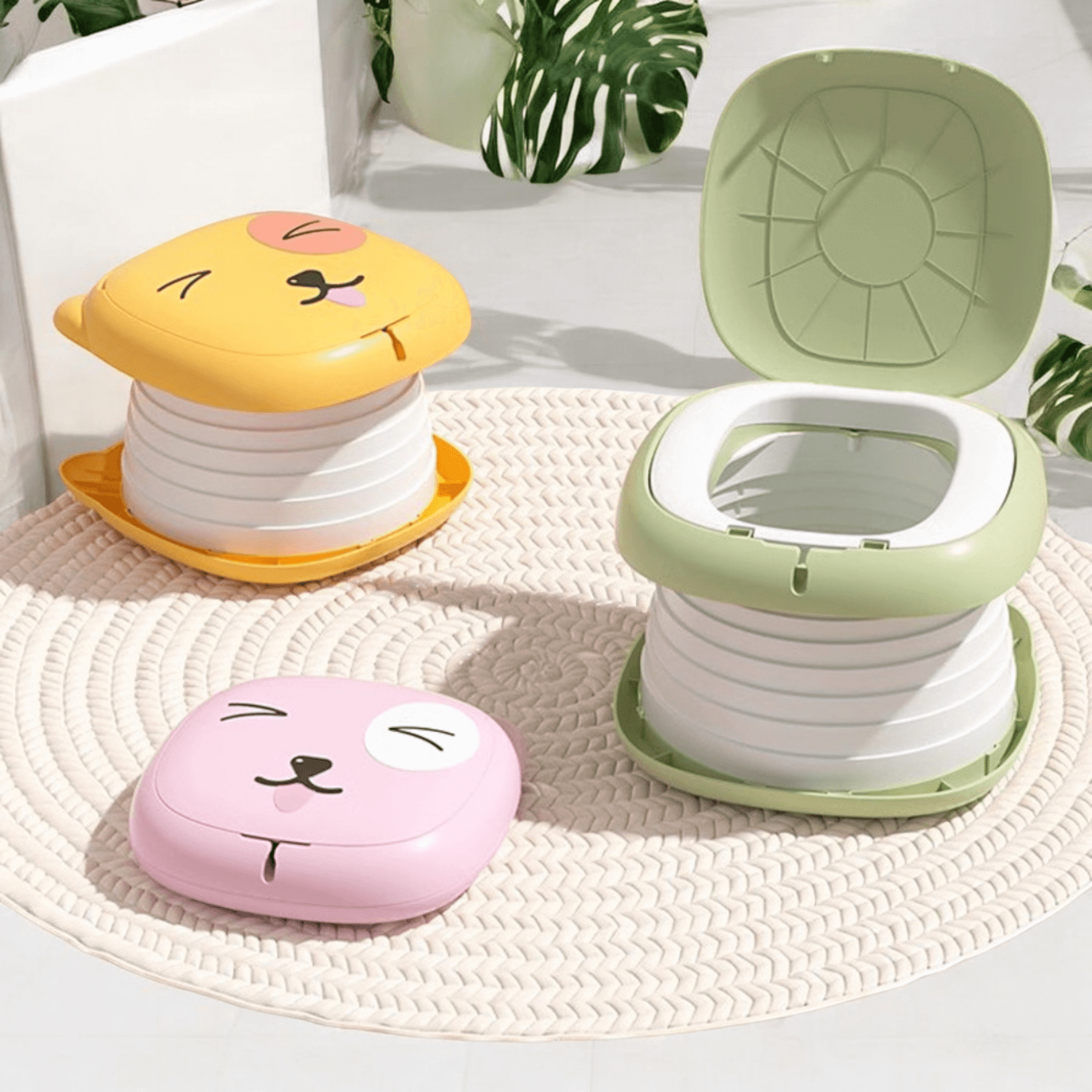 Asiento de Entrenamiento Infantil Portátil y Plegable