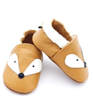 Zapatos Bebé Cuero Suave Foxy Café