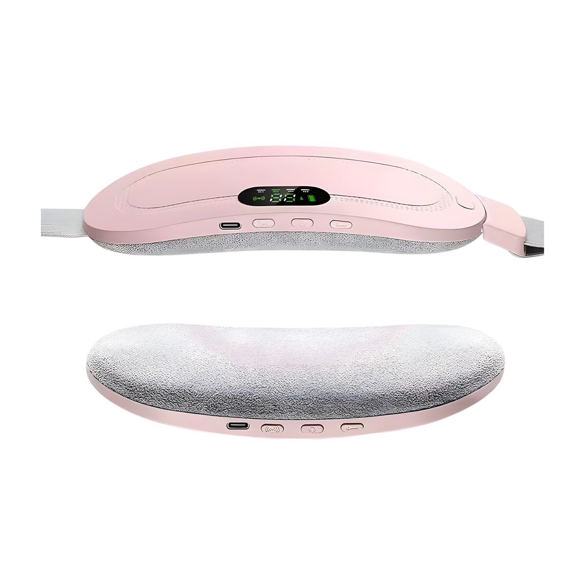 Cinturón Térmico Menstrual Recargable con Masaje Blanco – vista 5