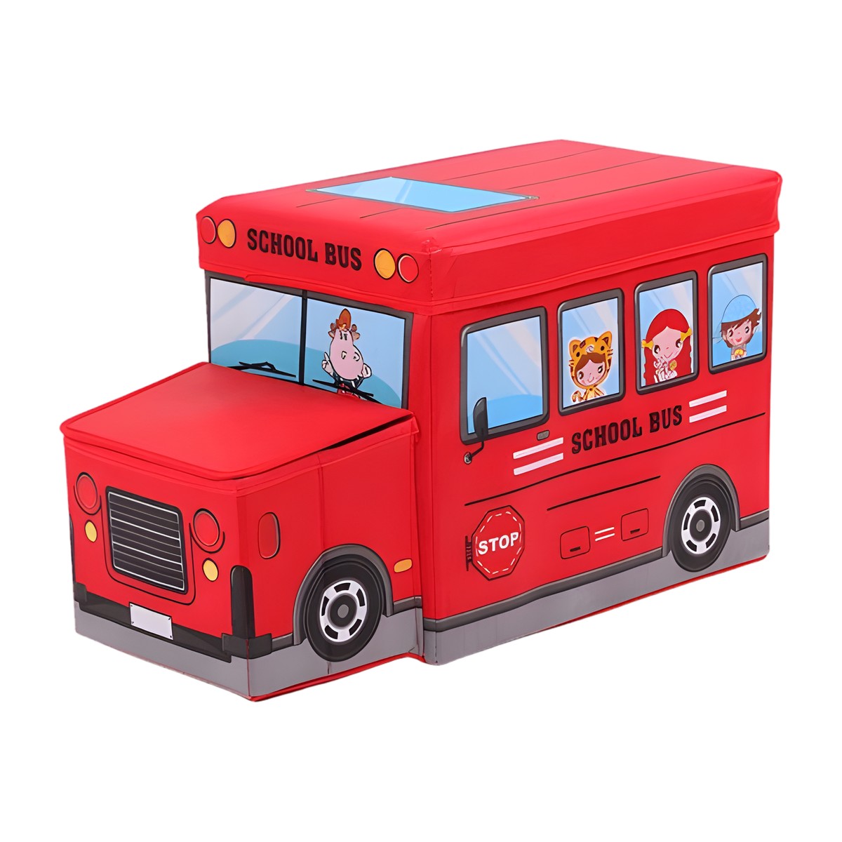 Set Organizador de Juguetes Cesto de Tela y Caja Plegable – vista 5
