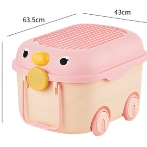 Baúl de Juguetes Infantil con Ruedas Pajarito Grande – vista 4