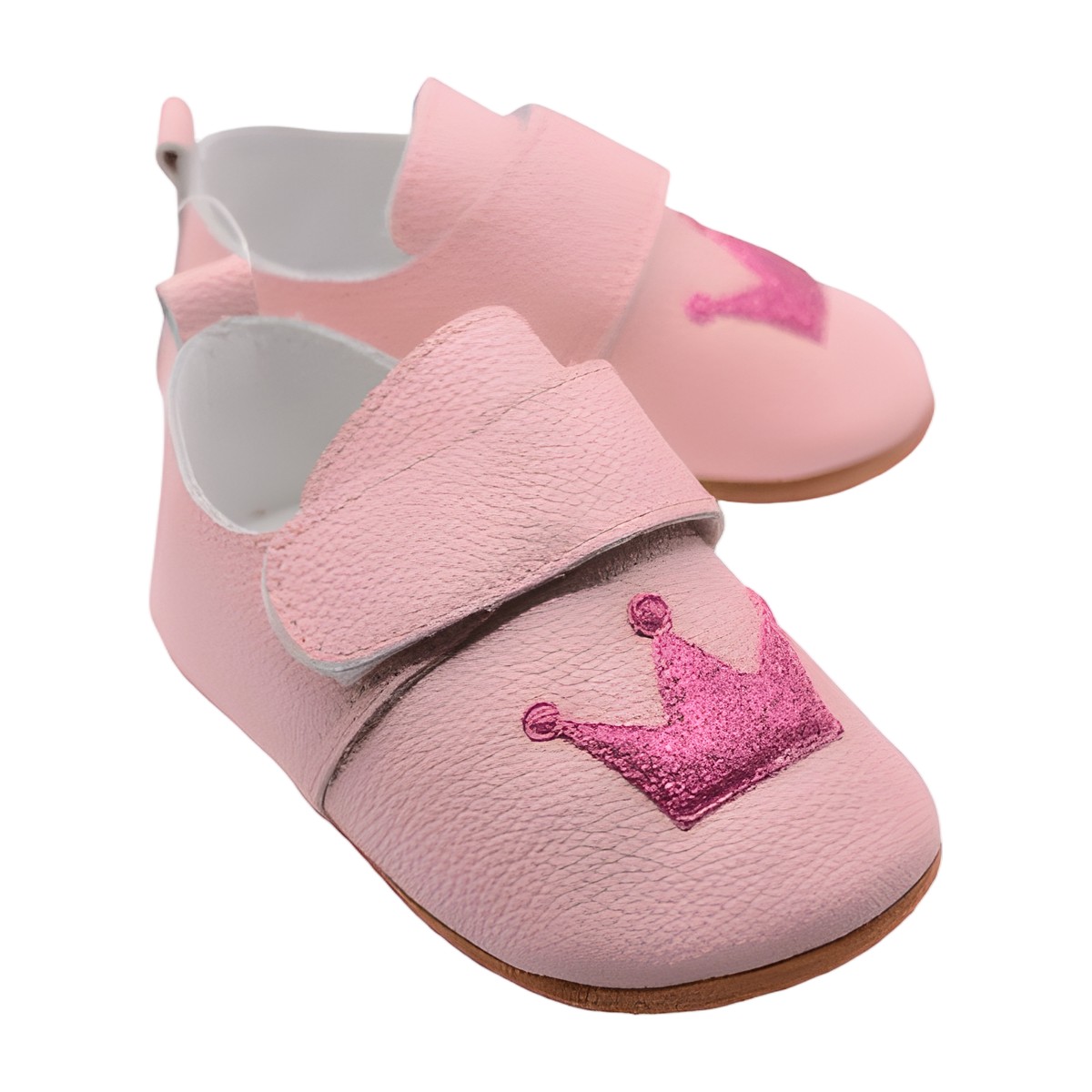 Zapatos Bebé Cuero Rosa Little Princess – vista 5