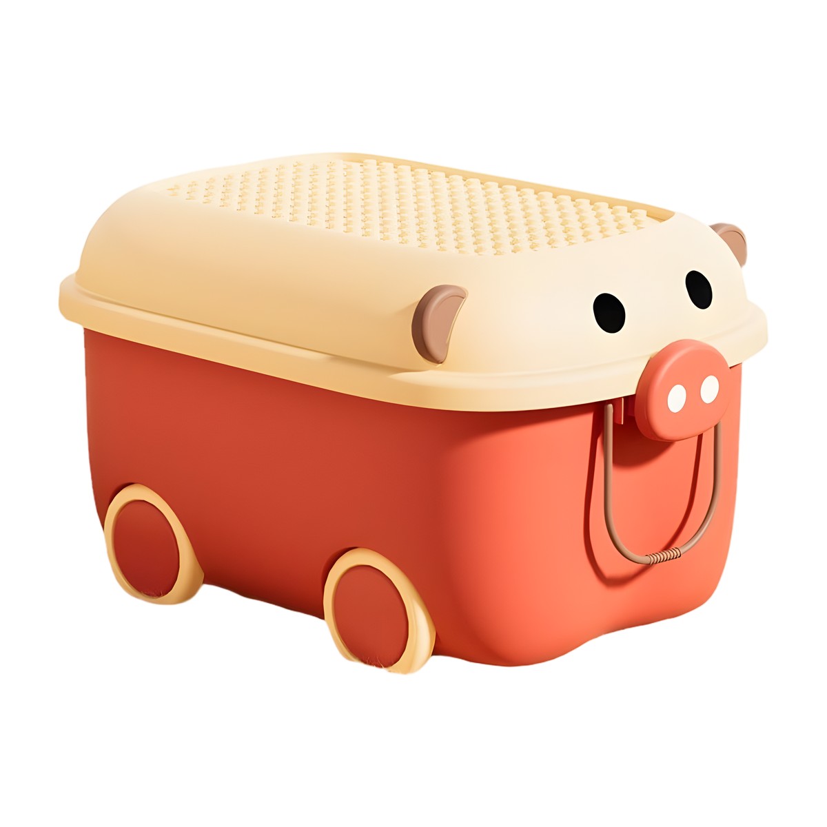 Caja Organizadora Infantil con Ruedas Diseño Oso – Mediano