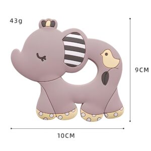 Mordedor de Silicona Bebé Elefante sin BPA – vista 6