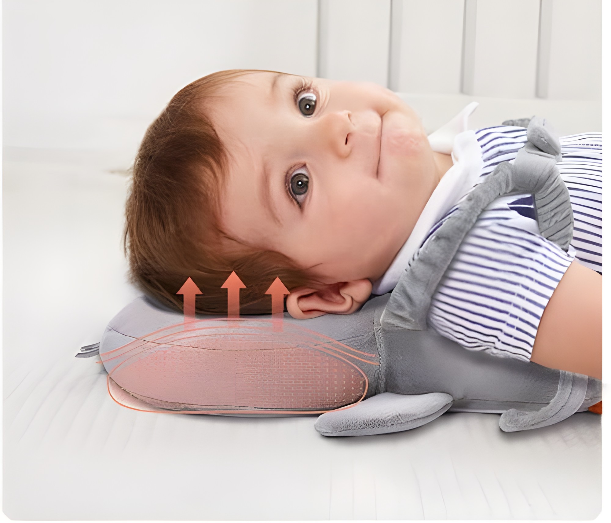 Protector de Cabeza para Bebé Diseño Búho – vista 3