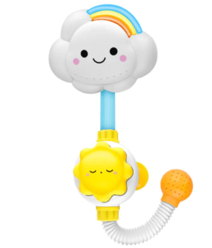 Juguete de Baño para Bebés Nube y Sol | Ducha de Agua Interactiva
