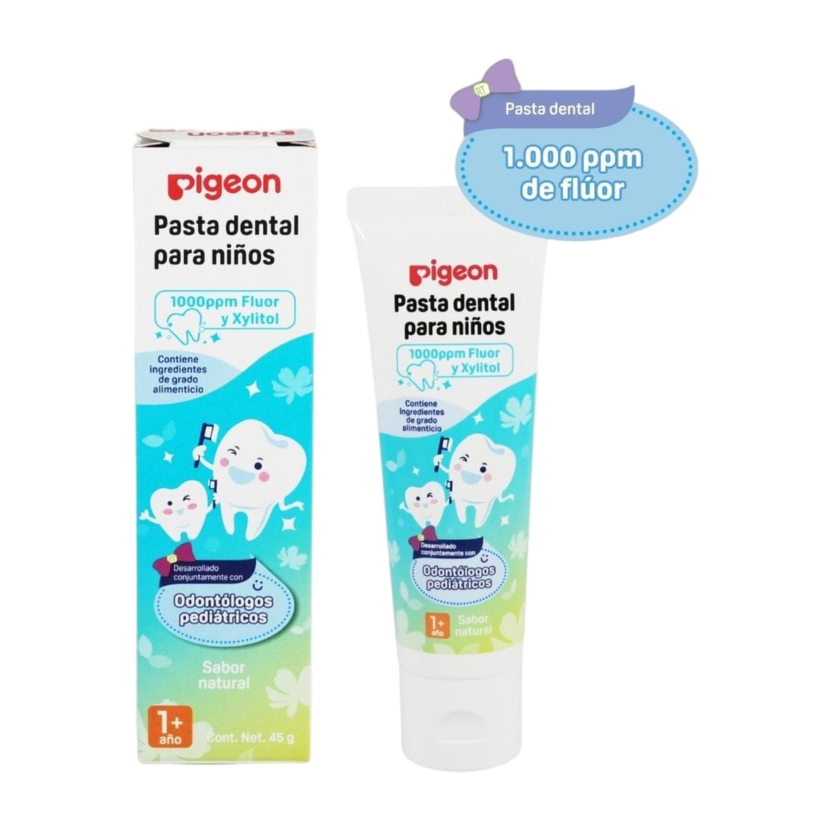 Pasta Dental Pigeon Niños 45 g Sabores – vista 2