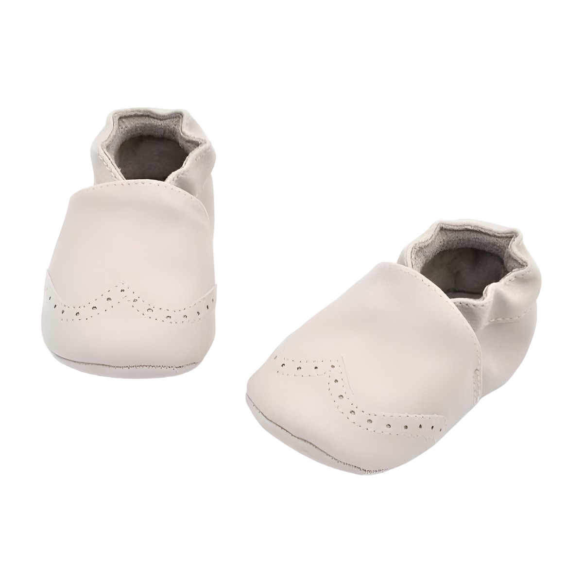 Zapatos de Bebé en Cuero Nobuk Beige