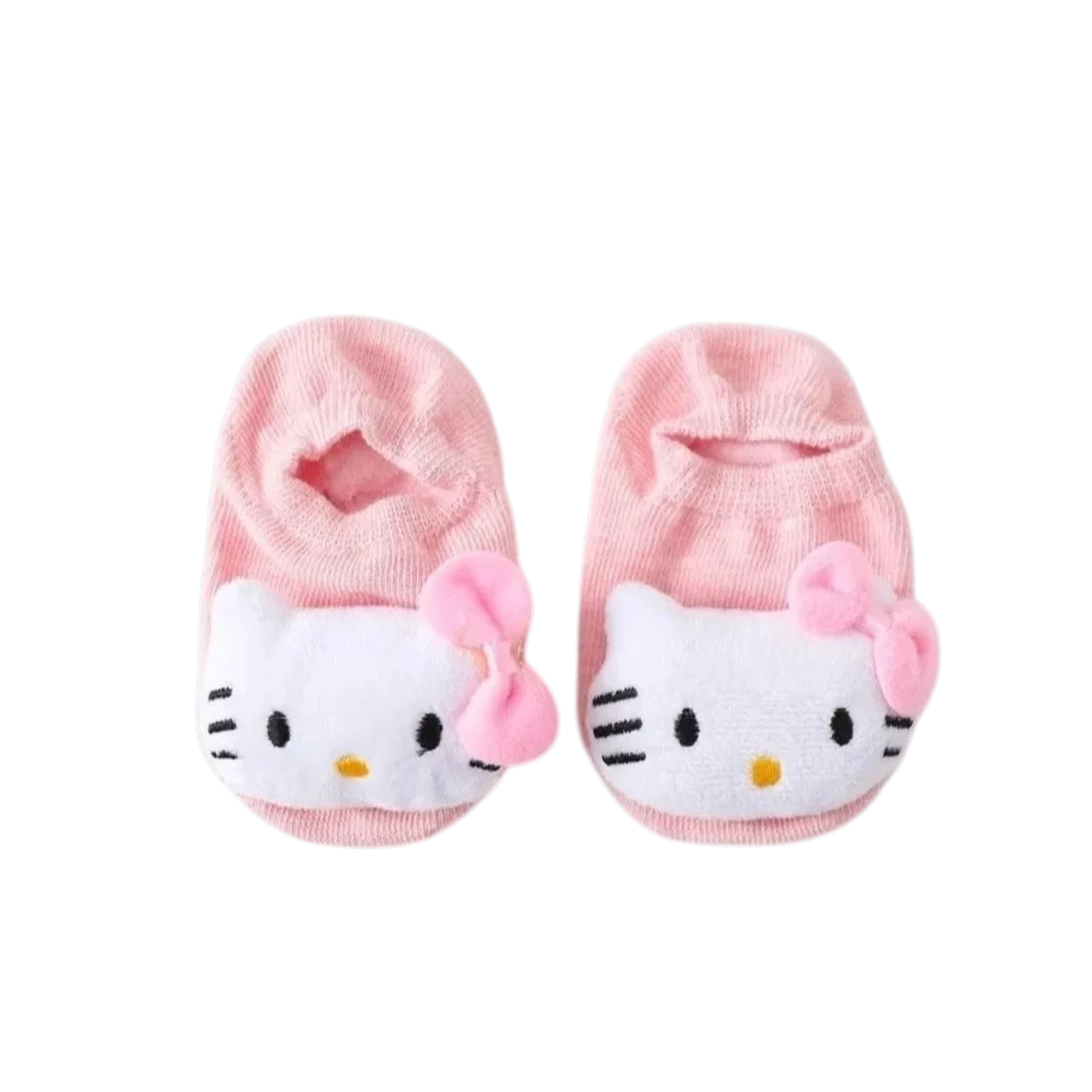 Calcetines para Bebé Gatita Rosada | 0 a 12 Meses