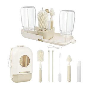 Set limpiador de mamaderas 7 en 1 con medidas