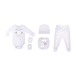 Set Mi Primer Regalo Ovejitas Bebé 5 Piezas 100% Algodón – vista 2