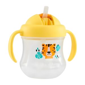 Vaso con Bombilla Pigeon MagMag 8M Antiderrame Amarillo – vista 2