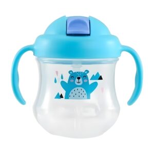 Vaso con Bombilla Pigeon MagMag 8M Antiderrame Celeste – vista 3