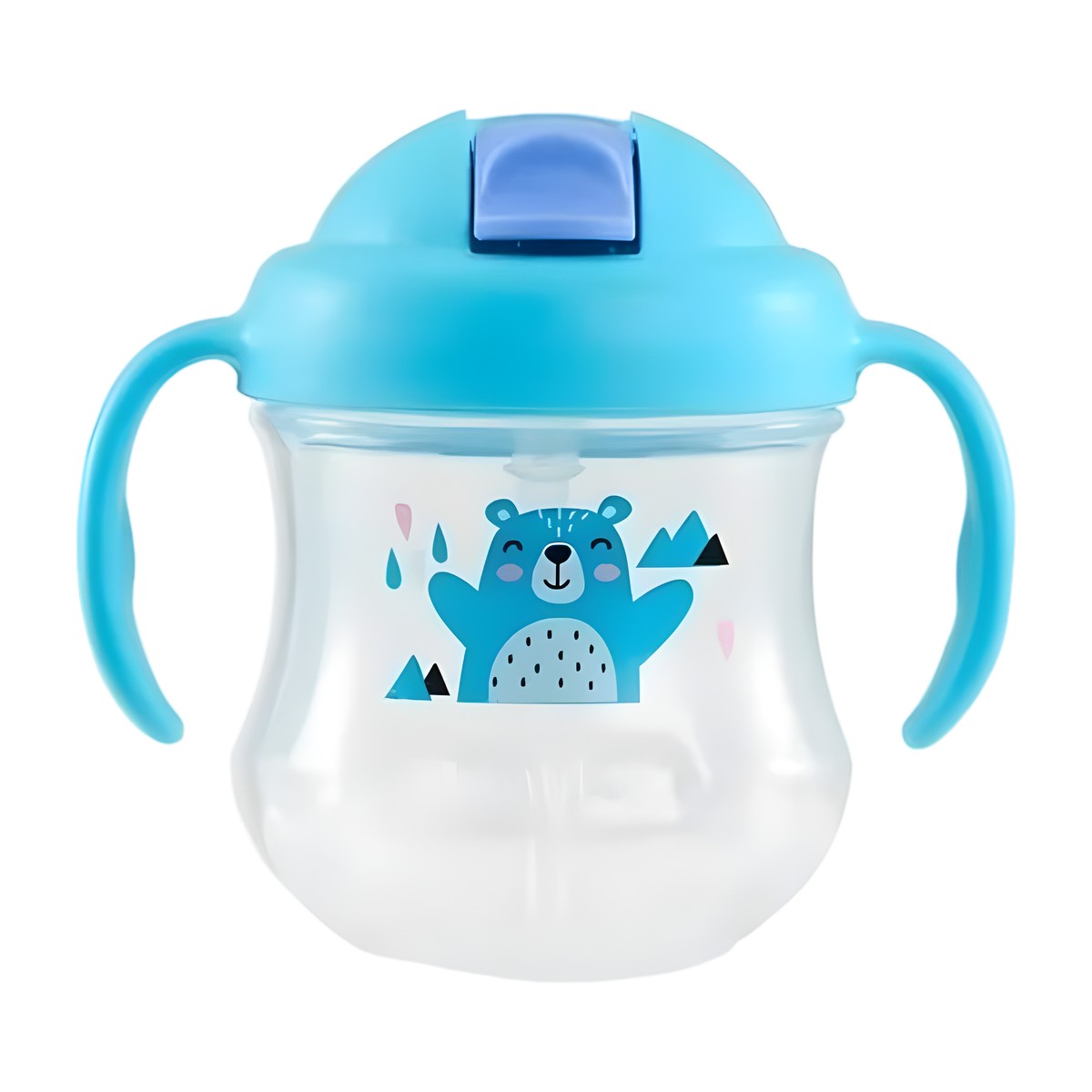 Vaso con Bombilla Pigeon MagMag 8M Antiderrame Celeste – vista 3