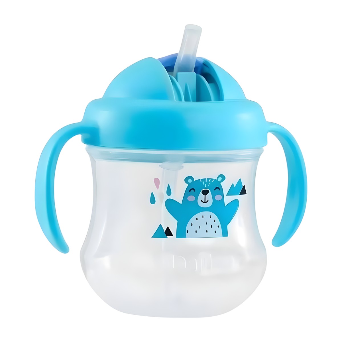 Vaso con Bombilla Pigeon MagMag 8M Antiderrame Celeste – vista 2