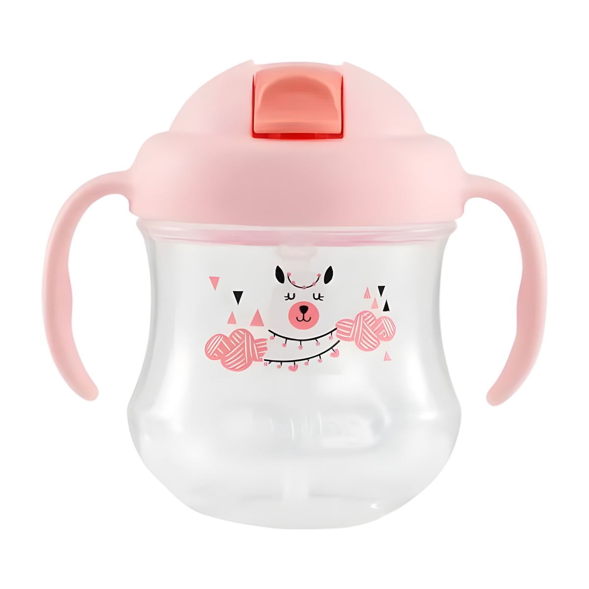 Vaso con Bombilla Pigeon MagMag 8M Antiderrame Rosado – vista 2