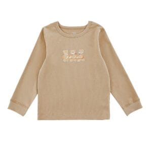 niño con pijama algodón beige Teddy Bear Estilo de Bebé