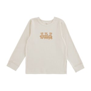Pijama Niño Algodón – Beige con Ositos – vista 3