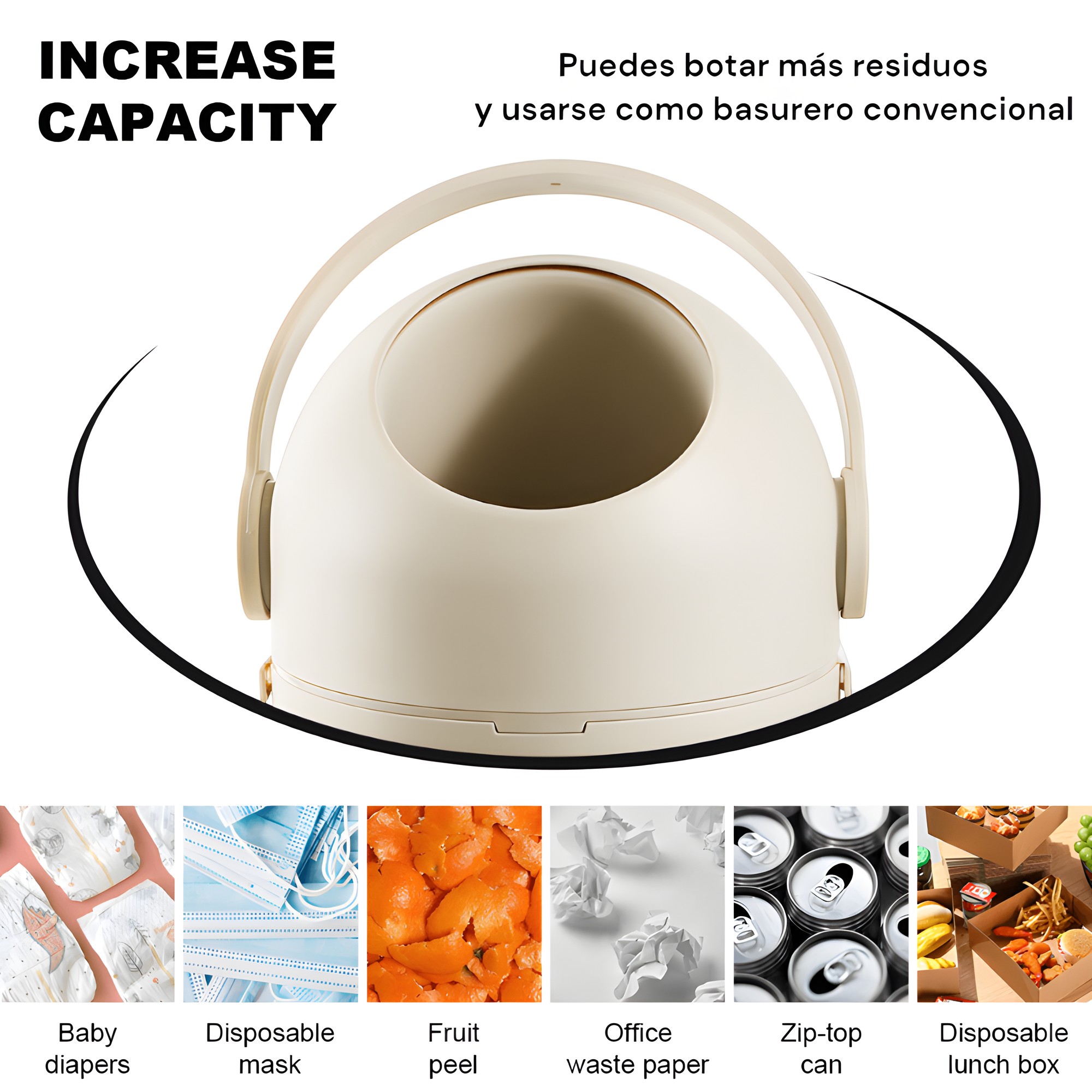Contenedor de Pañales Hermético Antiolor SensiBlue – vista 7