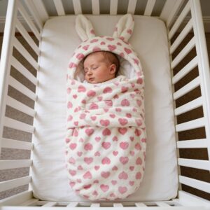 saquito bebe afranelado sensiblue rosa