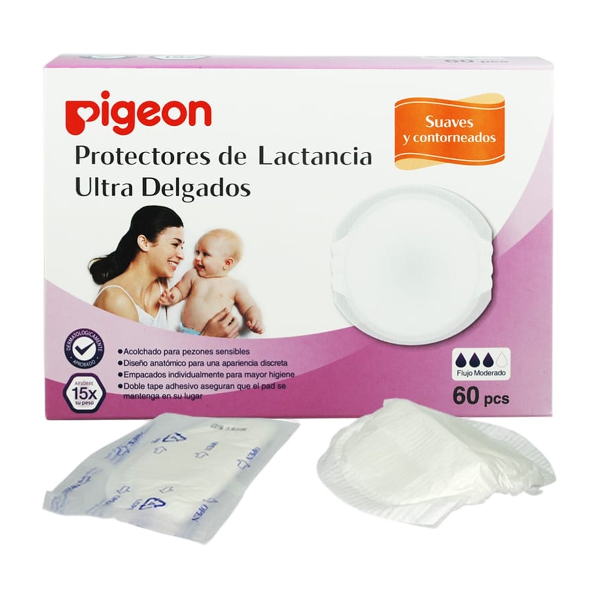 Absorbente de lactancia slim light 60 un Pigeon