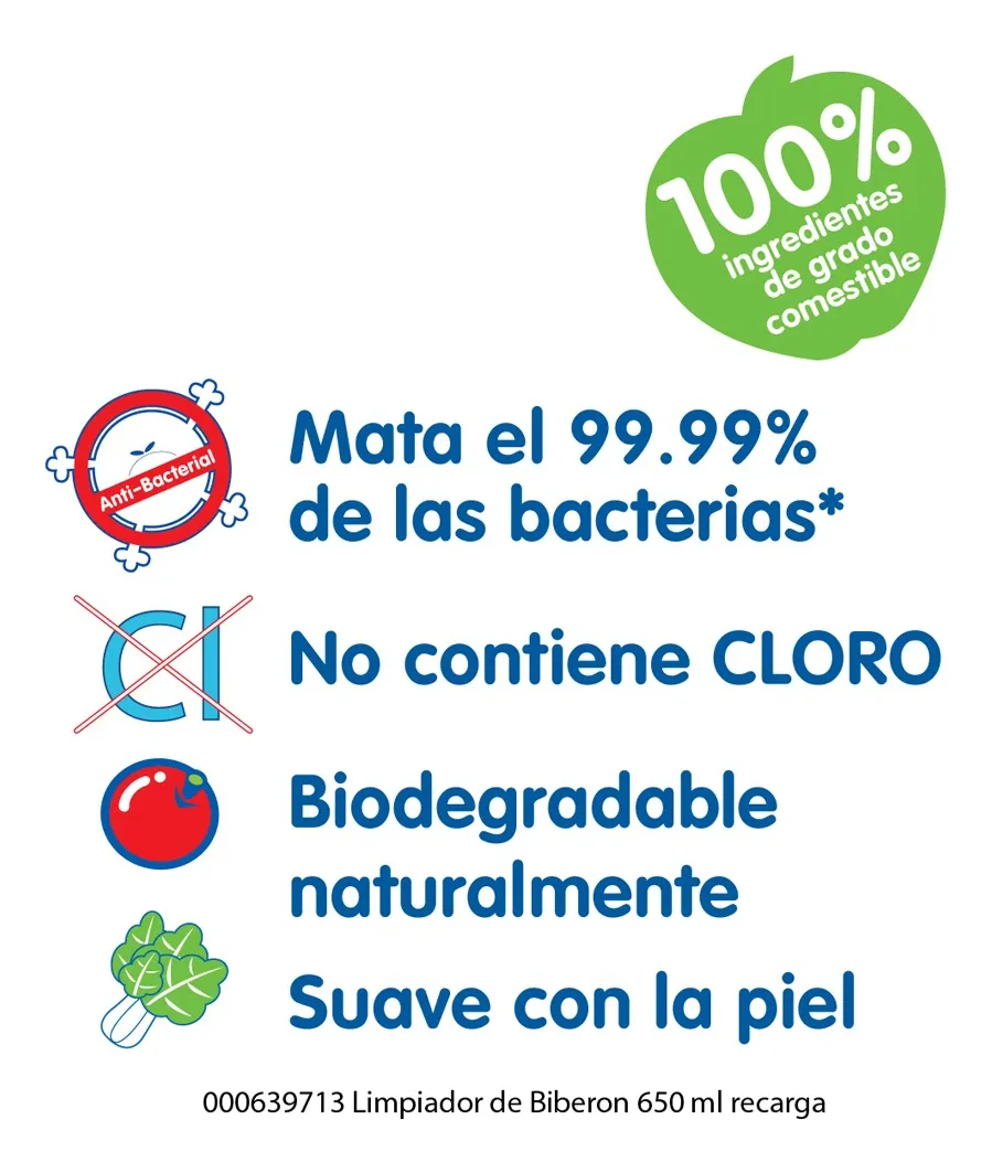 Limpiador de mamaderas Pigeon 700ml