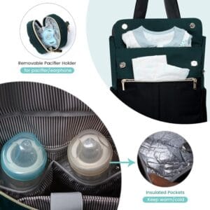 mochila y bandolera, bolsillos térmicos