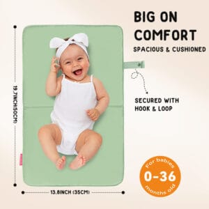 Cambiador portátil plegable incluido con el bolso maternal impermeable