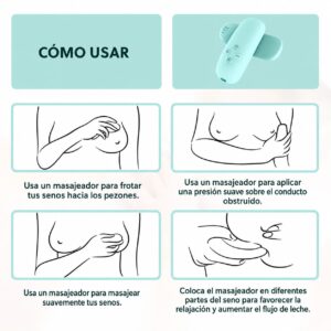 Masajeador lactancia materna como usar