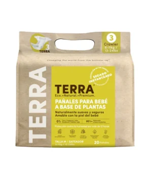 Paquete de pañales ecológicos Terra Talla M – 20 unidades