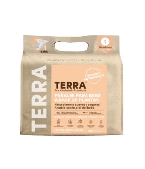 Paquete de pañales ecológicos Terra recién nacido – 24 unidades