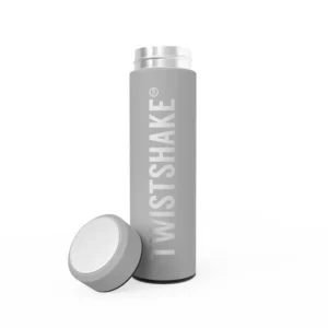 termo para agua twistshake hot cold 420ml gris1