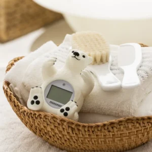 Termómetro Mininor Oso Polar usado en la habitación del bebé