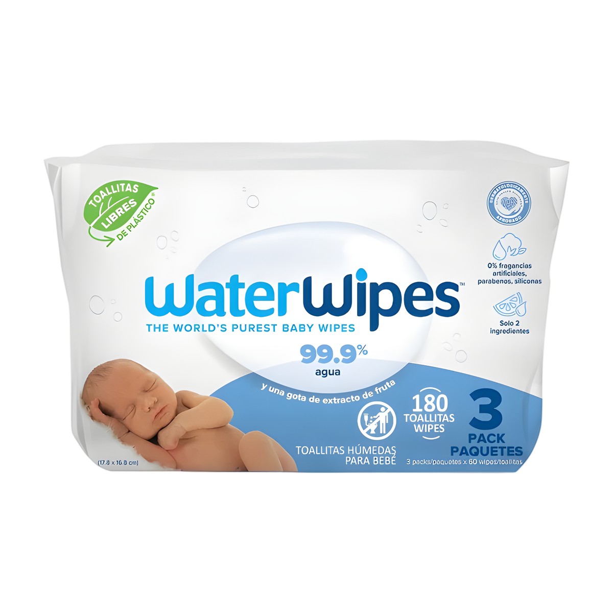Toallitas Humedas Water wipes