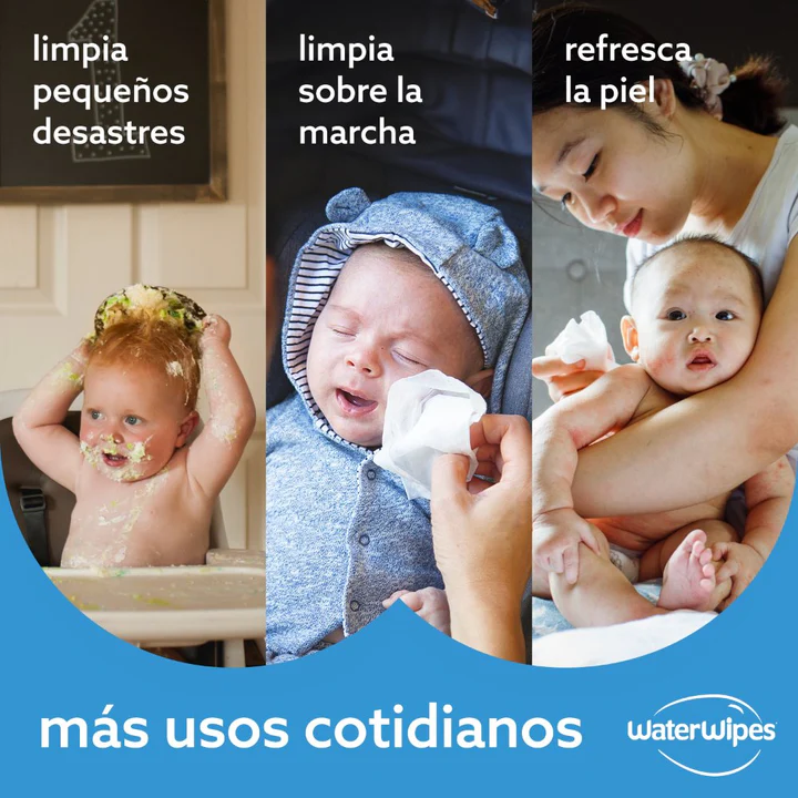 toallitas humedas waterwipes biodegradables 3x60 uns