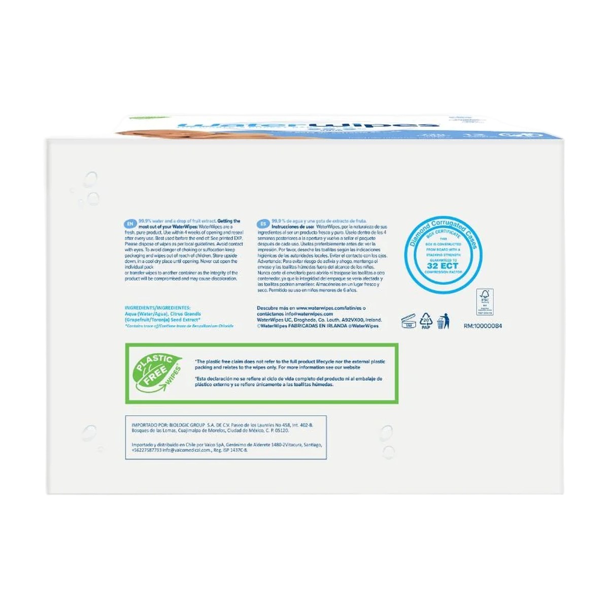 Toallitas Waterwipes Mega Value Pack, vista lateral