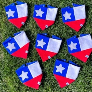 Babero bandana reversible algodon Mi Guagua Taquillera 2