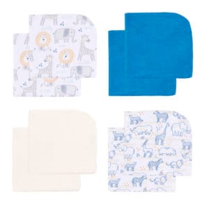 8 Toallitas de Limpieza Celeste