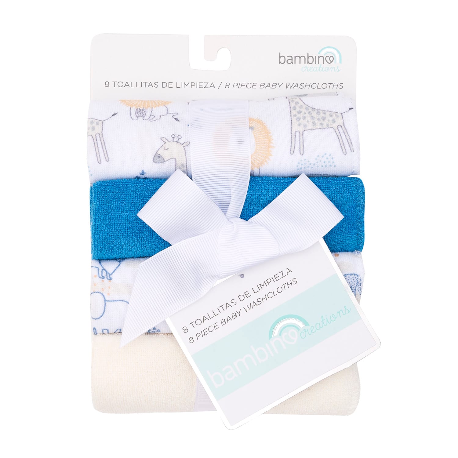 8 Toallitas de Limpieza Celeste