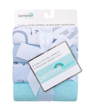 8 Toallitas de Limpieza Celeste