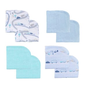 8 Toallitas de Limpieza Celeste