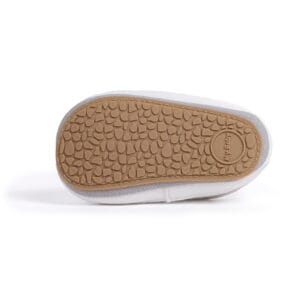Zapatillas blancas para bebé con suela antideslizante