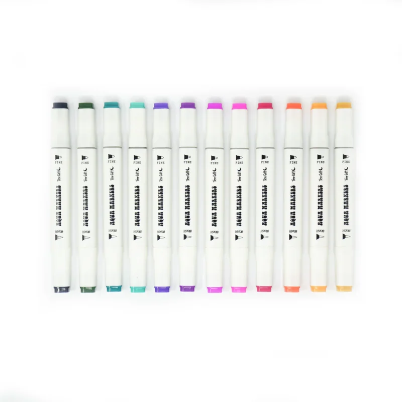 aqua markers