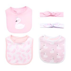 baberos y cintillos para bebé niña BAMBINO